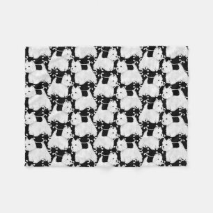 Cobertor De Velo Terriers Brancos do West Highland