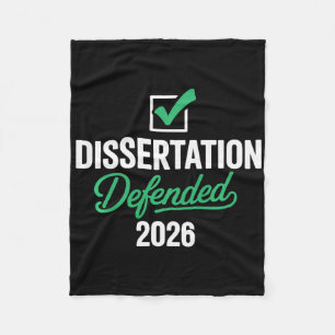 Cobertor De Velo Tese Defendida 2026 Para Doutorado Phd Edd Graduaç