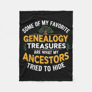 Cobertor De Velo Tesouros de Genealogia Genealogista Genético Ances