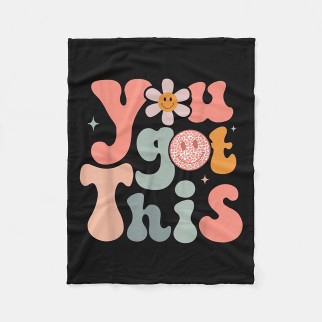 Cobertor De Velo Test Day Teacher Shirt Motivational Testing Day St (Frente)