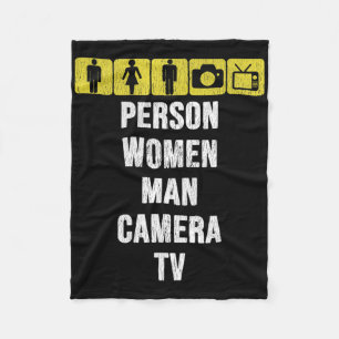 Cobertor De Velo Teste Cognitivo Pessoa Mulher Homem Câmera Tv Engr