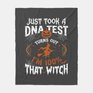Cobertor De Velo Teste De Dna Bruxa Halloween Abóbora Teia De Aranh