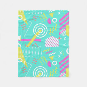 Cobertor De Velo teste padrão 90s geométrico