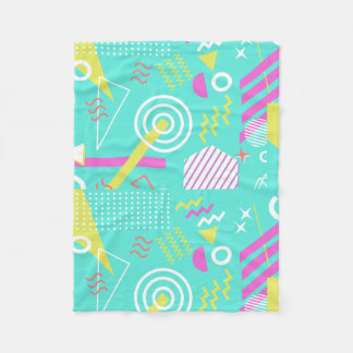 Cobertor De Velo teste padrão 90s geométrico