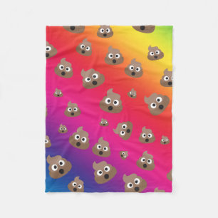 Cobertor De Velo Teste padrão bonito de Emoji do tombadilho do