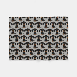 Cobertor De Velo Teste padrão bonito dos Dachshunds