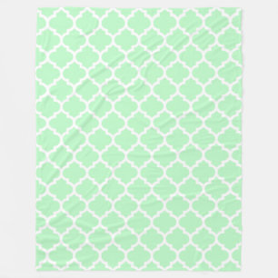 Cobertor De Velo Teste padrão branco #5 de Quatrefoil do marroquin
