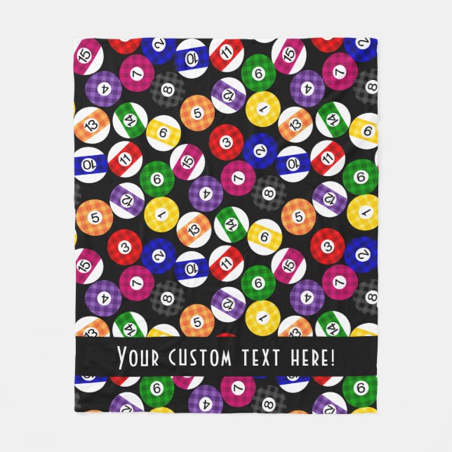 Cobertor De Velo Teste padrão Checkered dos bilhar do estilo (Frente)