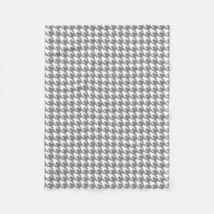Cobertor De Velo Teste padrão clássico de Houndstooth das cinzas 