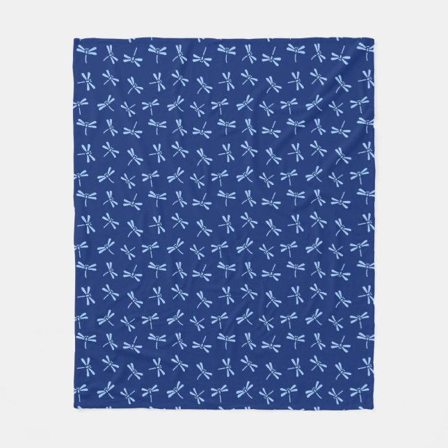 Cobertor De Velo Teste padrão, cobalto e azul-céu japoneses da (Frente)