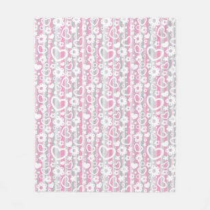 Cobertor De Velo Teste padrão com corações e flores