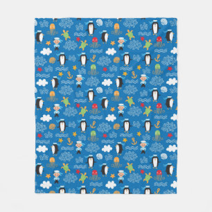 Cobertor De Velo teste padrão com tema do mar