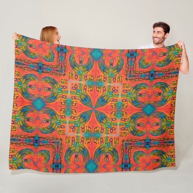 Cobertor De Velo Teste padrão da pirâmide de Horus Magick do (In Situ)