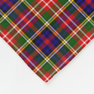 Cobertor De Velo Teste padrão da xadrez de Tartan da família de