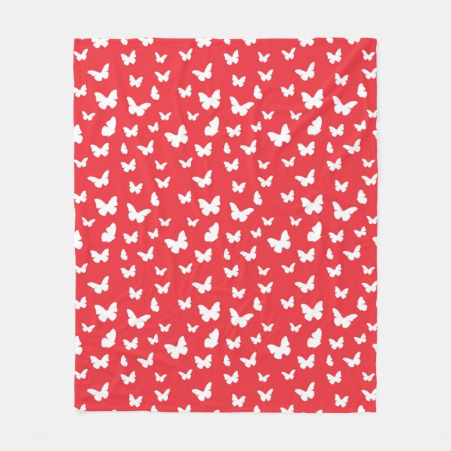Cobertor De Velo Teste padrão de borboleta 2 (Frente)