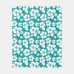 Cobertor De Velo Teste padrão de flor havaiano do hibiscus