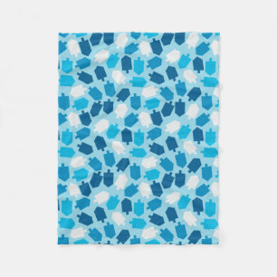 Cobertor De Velo Teste padrão de Hanukkah Chanukah Driedel