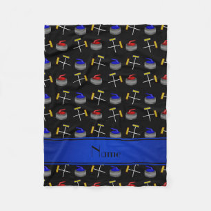 Cobertor De Velo Teste padrão de ondulação preto conhecido