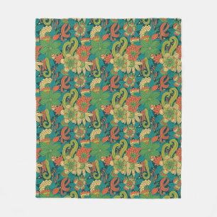 Cobertor De Velo Teste padrão floral do verão