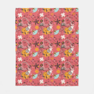 Cobertor De Velo Teste padrão floral retro 7