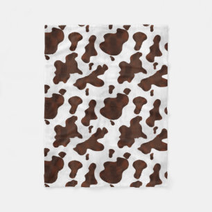 Cobertor De Velo Teste padrão manchado do cabelo do falso do couro