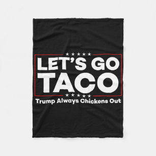 Cobertor De Velo Teto do Protesto Anti-Trump à Piada Engraçado Taco