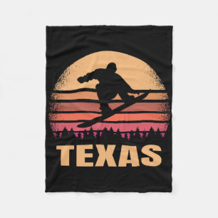 Cobertor De Velo Texas Snowboard Vintage Snow Boarder Retro 70s