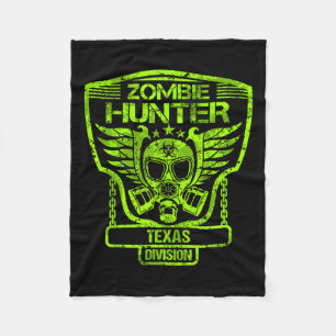 Cobertor De Velo Texas Zombie Hunter