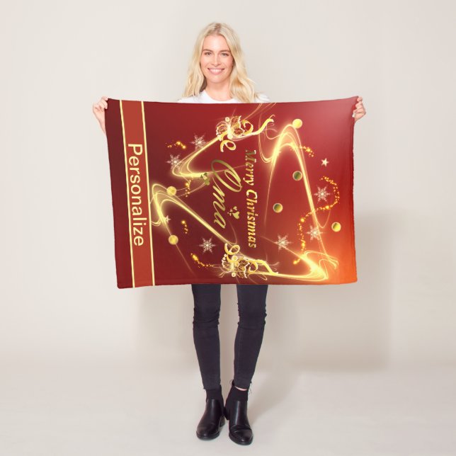 Cobertor De Velo texto de natal do oma ouro (In Situ)