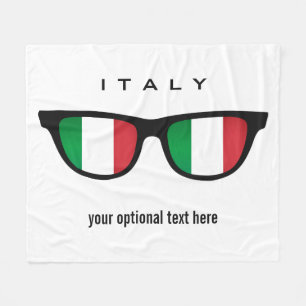 Cobertor De Velo Texto personalizado e mantas de cor italianos