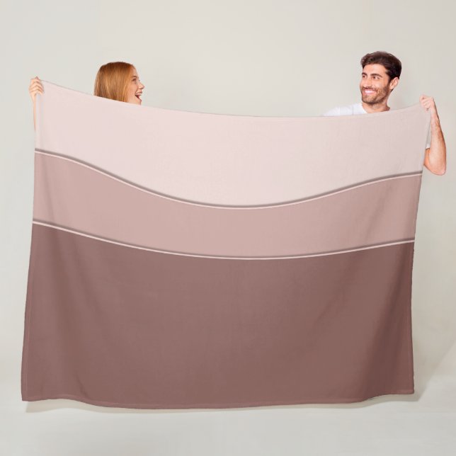 Cobertor De Velo Textura bege dinâmica geométrica abstrata (In Situ)