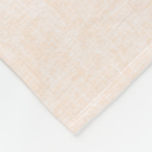 Cobertor De Velo Textura bege e pêssego com branco.
