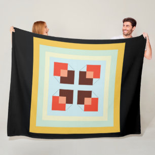 Cobertor De Velo textura de caixa azulejo flexível amarelo quadrado