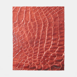 Cobertor De Velo Textura de couro crocodilo