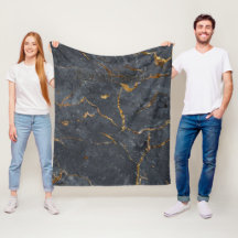 Textura de mármore de luxo, preto e dourado