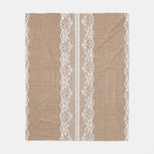 Cobertor De Velo Textura Do Lace Escuro Burlap (Frente)