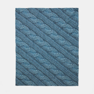 Cobertor De Velo textura do tecido de malha, cor azul clara