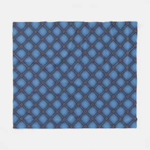 Cobertor De Velo Textura Faux Denim