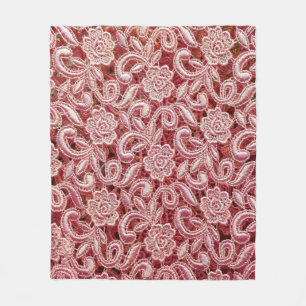 Cobertor De Velo Textura rosa fina de rendas com uma bela vinda