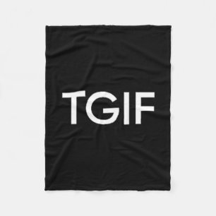 Cobertor De Velo Tgif Divertido Obrigado Deus Declaração Sexta-feir