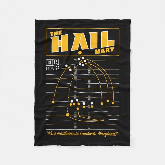 Cobertor De Velo The Hail Mary - Washington (Frente)