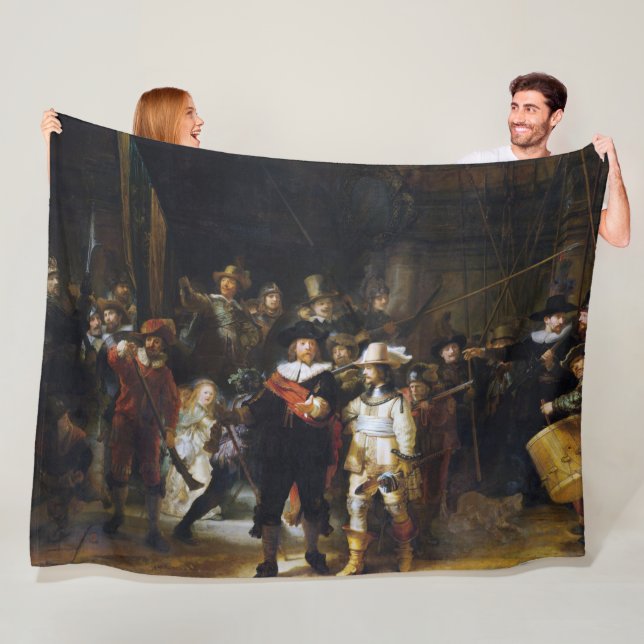 Cobertor De Velo The Night Watch, Rembrandt, 1642 (In Situ)