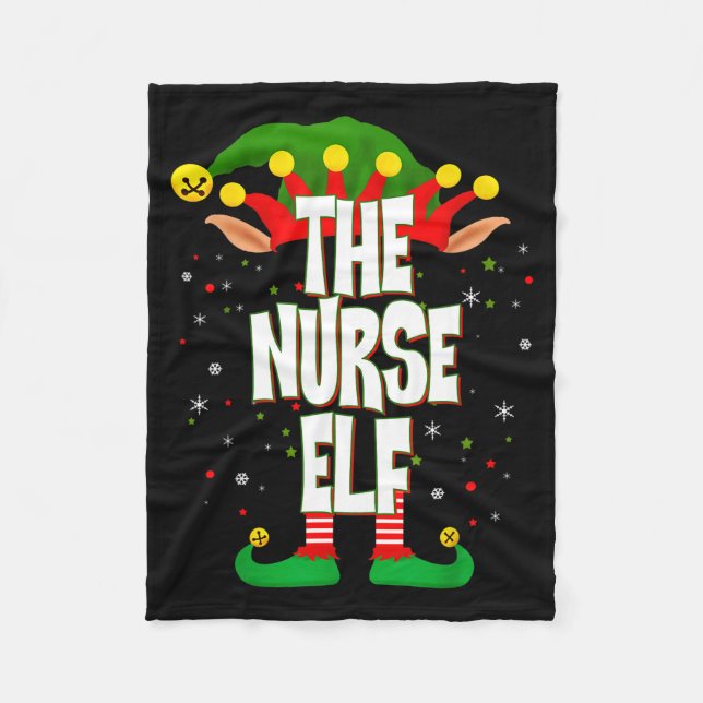 Cobertor De Velo The Nurse Elf Christmas  (Frente)