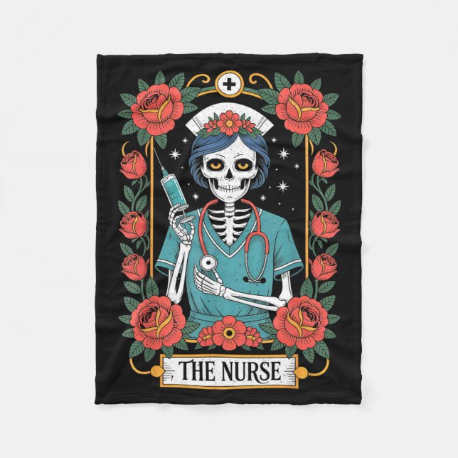 Cobertor De Velo The Nurse Tarot Card  (Frente)