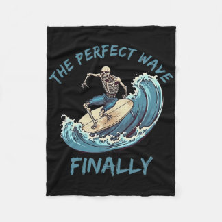 Cobertor De Velo The Perfect Wave Finally Funny Skeleton Surfer Sur