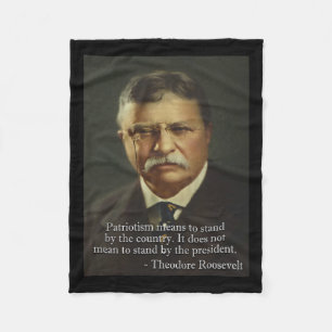 Cobertor De Velo Theodore Roosevelt Meme Anti Trump Tee