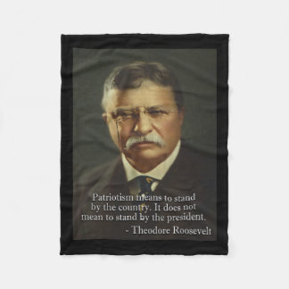Cobertor De Velo Theodore Roosevelt Meme Anti Trump Tee