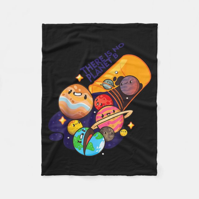 Cobertor De Velo There Is No Planet B Clothing Design  (Frente)