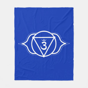 Cobertor De Velo Third Eye Chakra Ajna Azul-Escuro Meditação