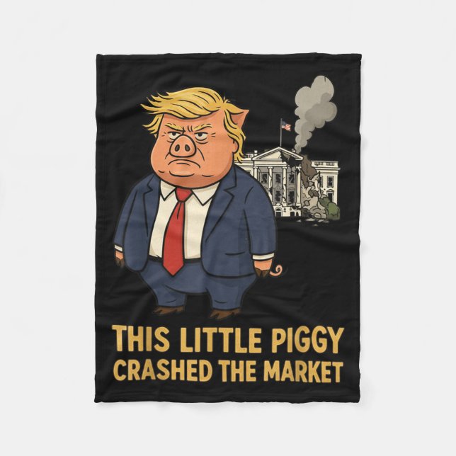 Cobertor De Velo This Ggy Crashed The Market Funny Quote  (Frente)